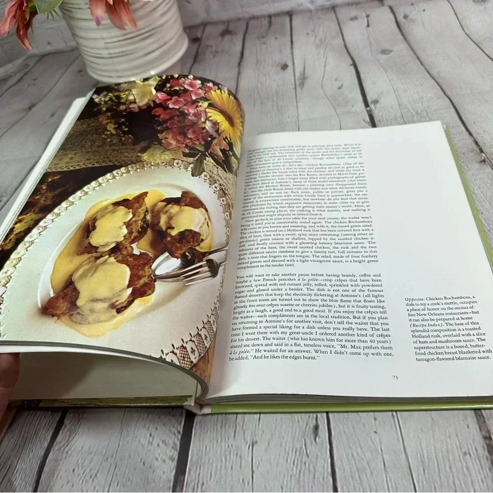 vtg 1971 time-life books american cooking creole-acadian cookbook rustc kitschy